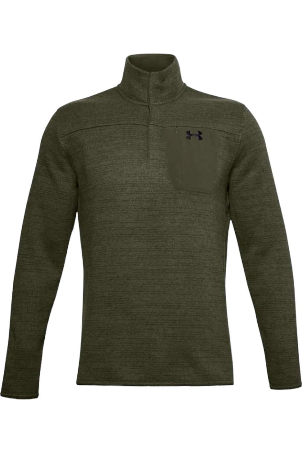 Under Armour Mens UA Specialist Henley 20 с длинным рукавом Зеленыйчерный 5990₽
