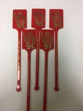 Vintage Swizzle Stick US Collectible 5- Made With Wolfschmidt Vodka And Clamato