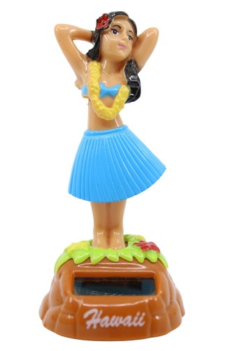 Hawaiian Solar Doll - Hula Dancer, Solar Powered, Dashboard Decor, Dancing Lady - Picture 10 of 15