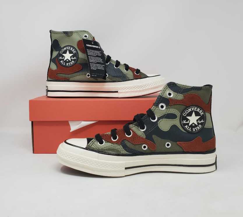 New men's Converse Hybrid Camo Chuck 70 camouflage Field Surplus shoes