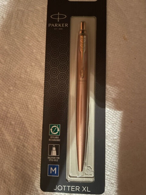 NEW Parker Jotter XL Ballpoint Pen, Monochrome ROSE Pink Gold made in  France – ASA College: Florida