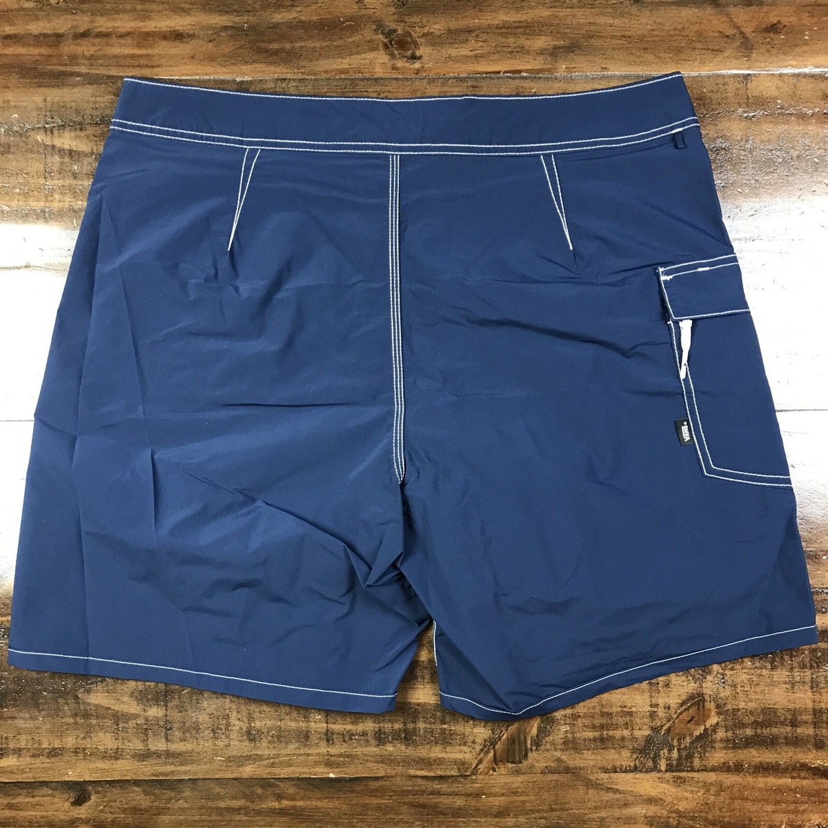VANS Ever-Ride Board Shorts Mens Sz 33 Reg Navy Blue Black