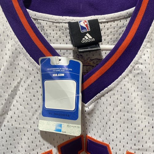 Authentic Steve Nash Adidas Phoenix Suns Jersey White Sz. 60 NWT - Picture 6 of 7