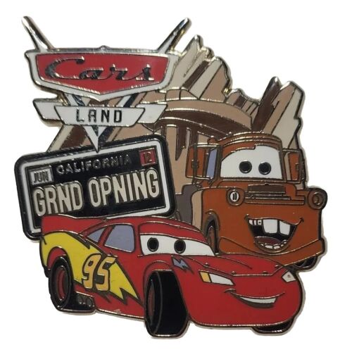 Disney California Cars Land Grand Opening Media/Press Pin 2012 - Picture 1 of 4