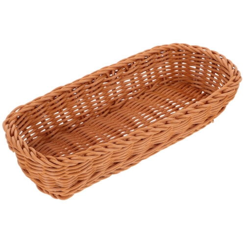 Serving Basket Wooden Utensil Holder Kitchen Forks Spoons Holder