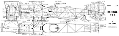 Bristol F2B Freiflug