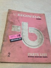 Honda C 90 C90 Cub parts list liste catalogue pièce détachée édition 2