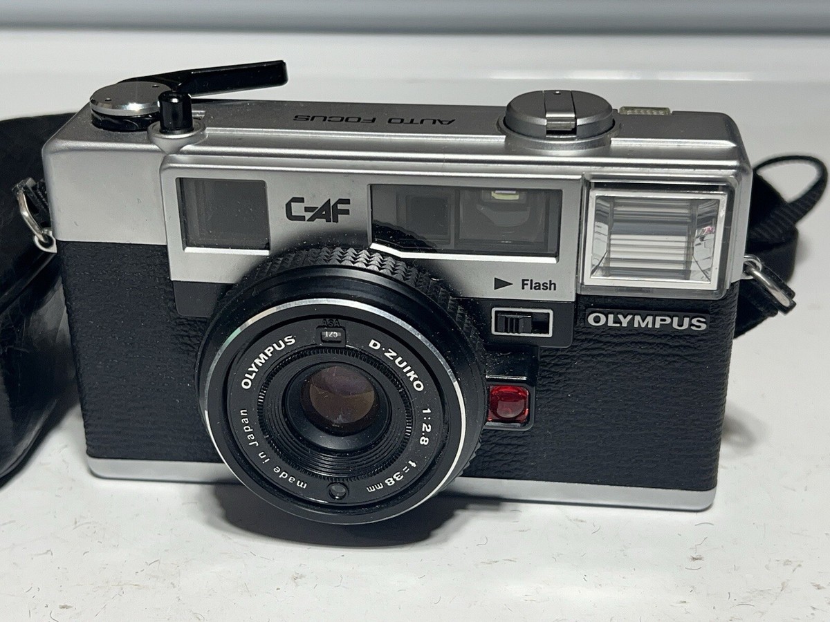 OLYMPUS C-AF 35mm Film Camera w/D.zuiko 38mm/f/2.8 From JAPAN