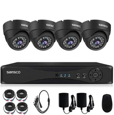5MP DVR Home Wired CCTV Security Camera System Dome Waterproof Night Vision