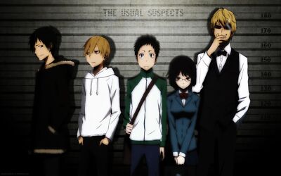 Anime durarara ryuugamine mikado kida masaomi heiwajima Playmat Gaming Mat