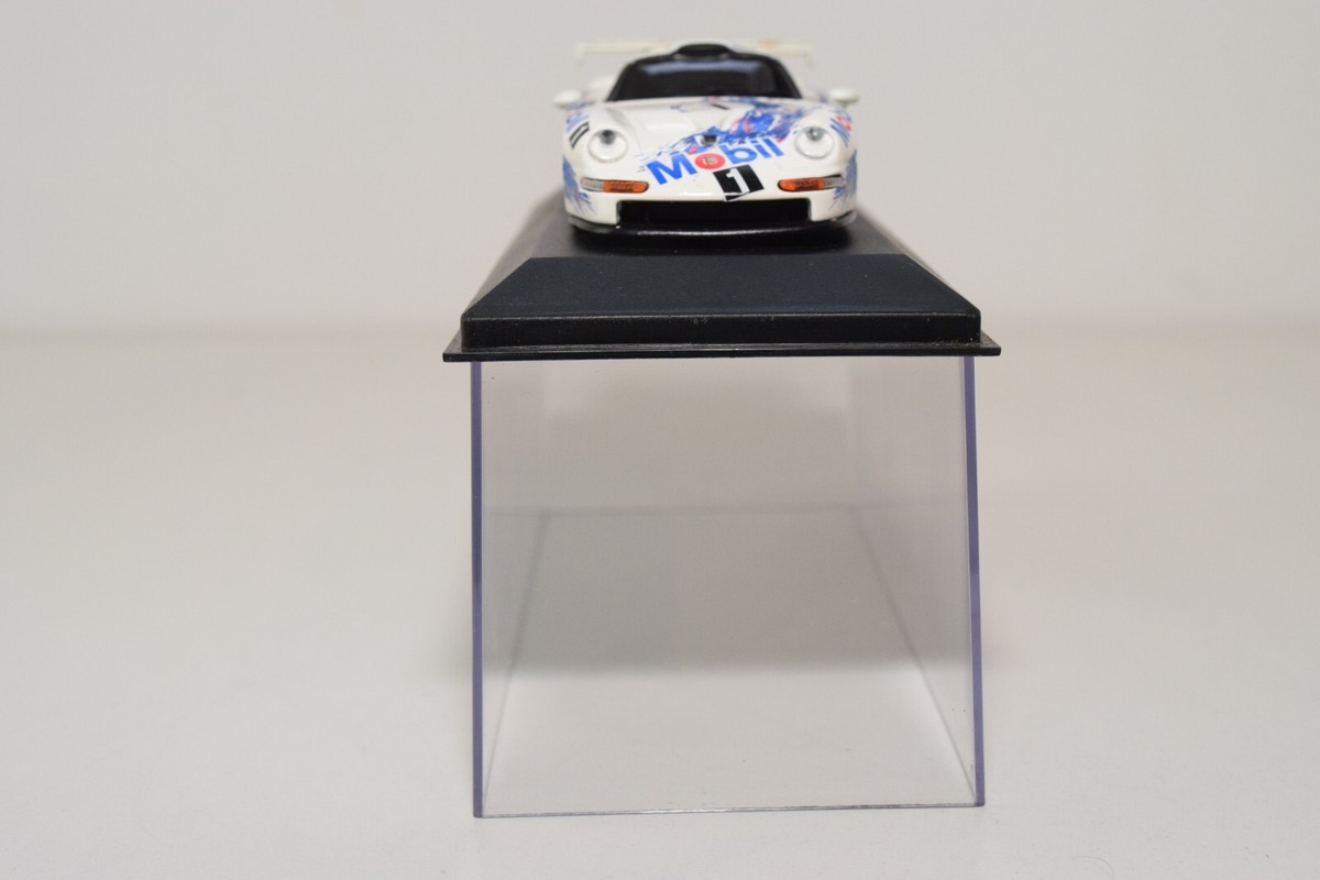 A93 1:43 MINICHAMPS PORSCHE 911 GT1 GT 1 WARSTEINER WHITE DEALER