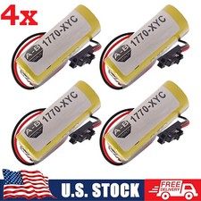 4X 1770-XYC Battery 3V 1800mAh For Allen Bradley PLC 1770-XYC/A 1770-XYB US
