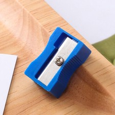 1x Stationery Pencil Sharpener Single Hole Plastic Sharpener For Office Supplies