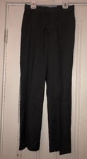 Nautica Boys Charcoal Gray Pleated Dress Pants Sz 12