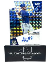 ANDERSON TEJADA 2021 Panini Mosaic RAM-AT Rookie Auto Prizm RANGERS