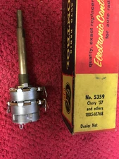 GC ELECTRONICS/CTS 5359  CHEVY  57  18B540768 AUTO RADIO CONTROL NOS