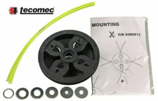 Tecomec Universal Mount Fixed-Line Trimmer Head for Ryobi Stihl Husqvarna Echo