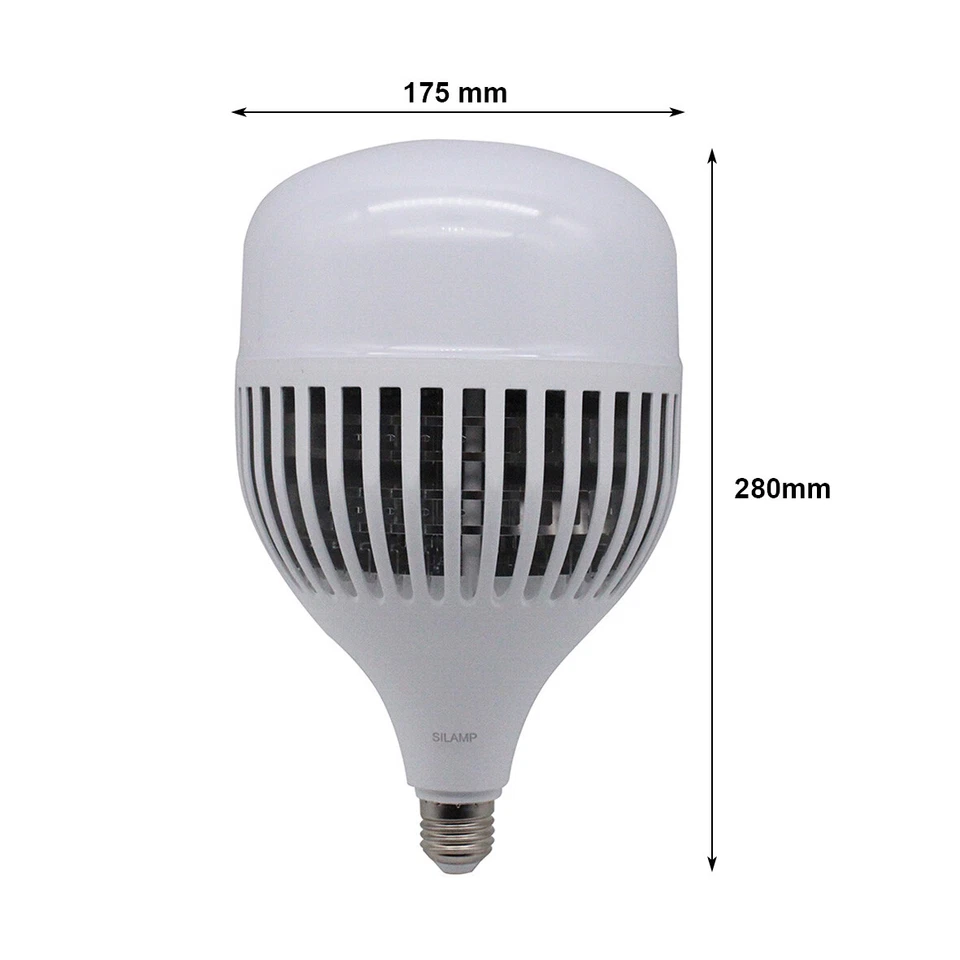LAMPADINA A LED 150W 220V MONGOLFIERA ATTACCO E27 E40 IP20 USO INDUSTRIALE - Immagine 3 di 4