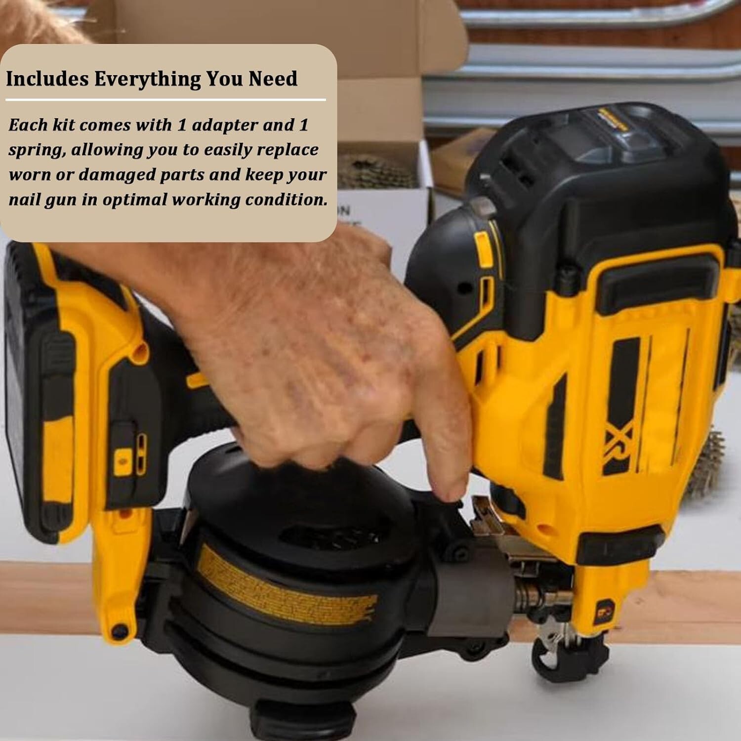 45RNVSA Vinyl Siding Nailer Adapter Kit, Replacement for DeWalt DW45RN