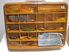 Magnum by Plano # 1146 Double-Sided Fishing Tackle Box W/ Tackle