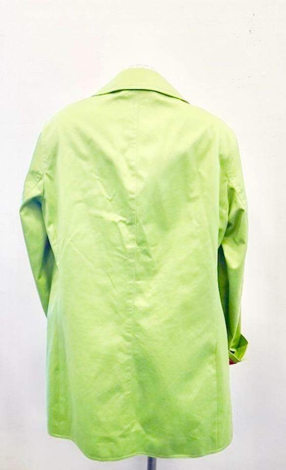 COACH Lime Green Coat Coach Women's Trench Style Co… Gem