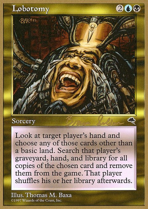 MTG Magic the Gathering Lobotomy (bs267/117) World Championship