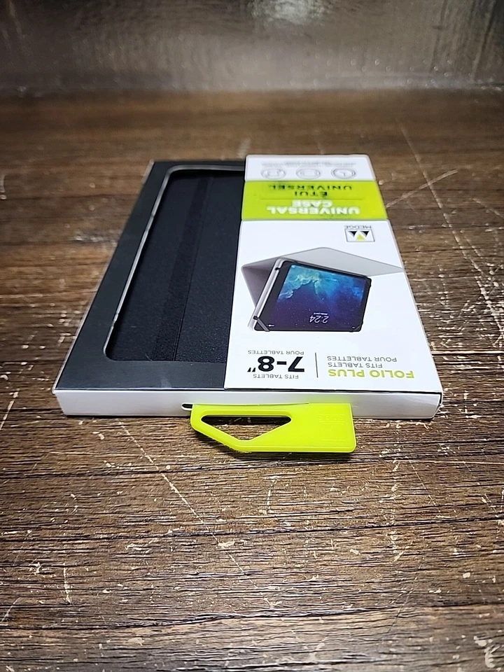 M Edge International Inc BASIC FOLIO BLACK Fits Most 7 in.- 8 in. Tablets - Image 4 of 4