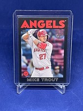 MIKE TROUT 2021 TOPPS 1986 BLACK #D 234/299