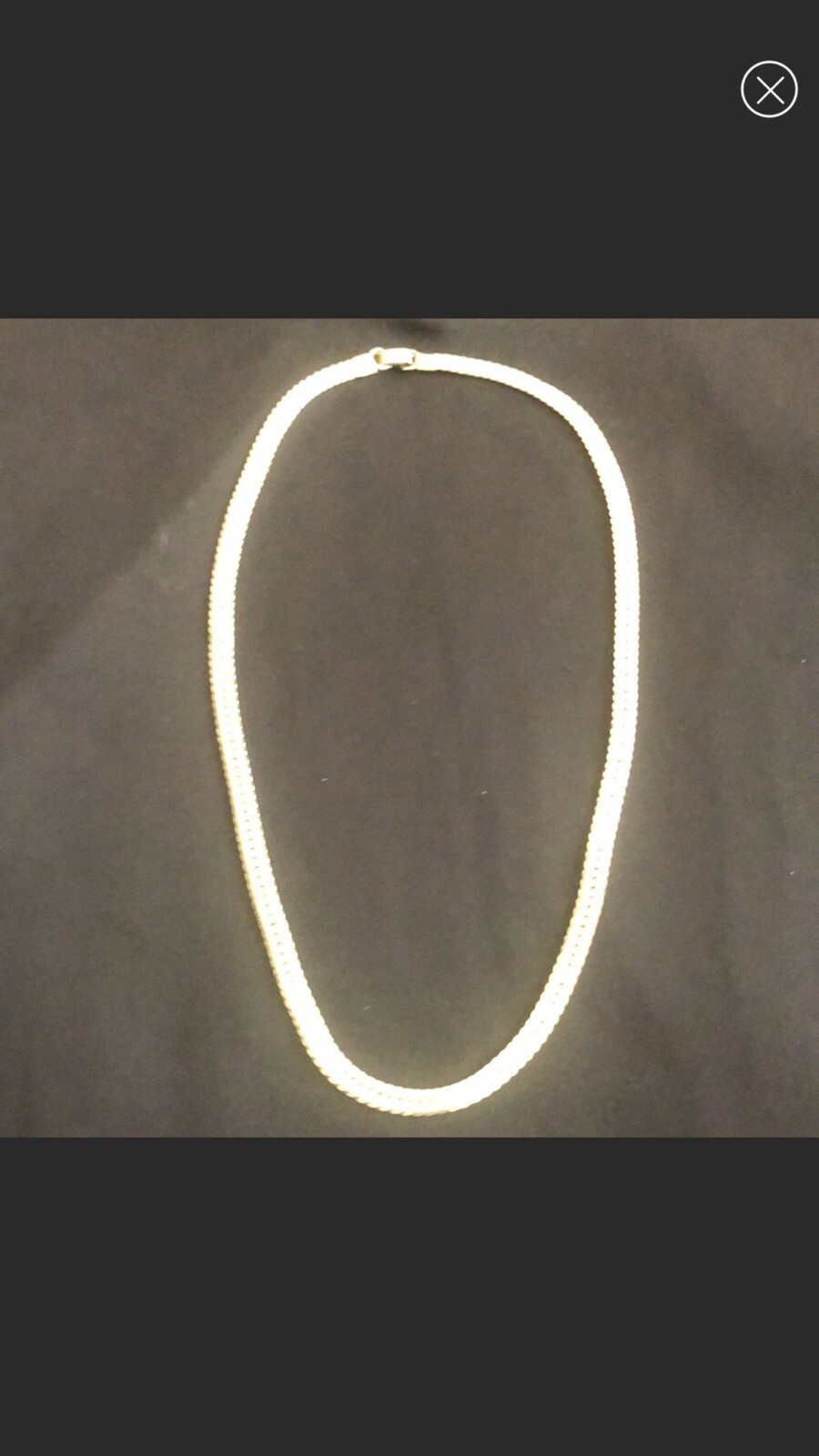 Interlocking decorative silver plated  24” neckla… - image 2