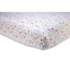Chelsea: Pink Paisley Print Crib Sheet by Sadie  Scout