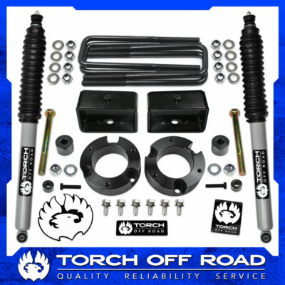 3'' Front 3'' Rear Lift Kit for 2005-2023 Toyota Tacoma 4WD Diff Drop + Ext Shocks
