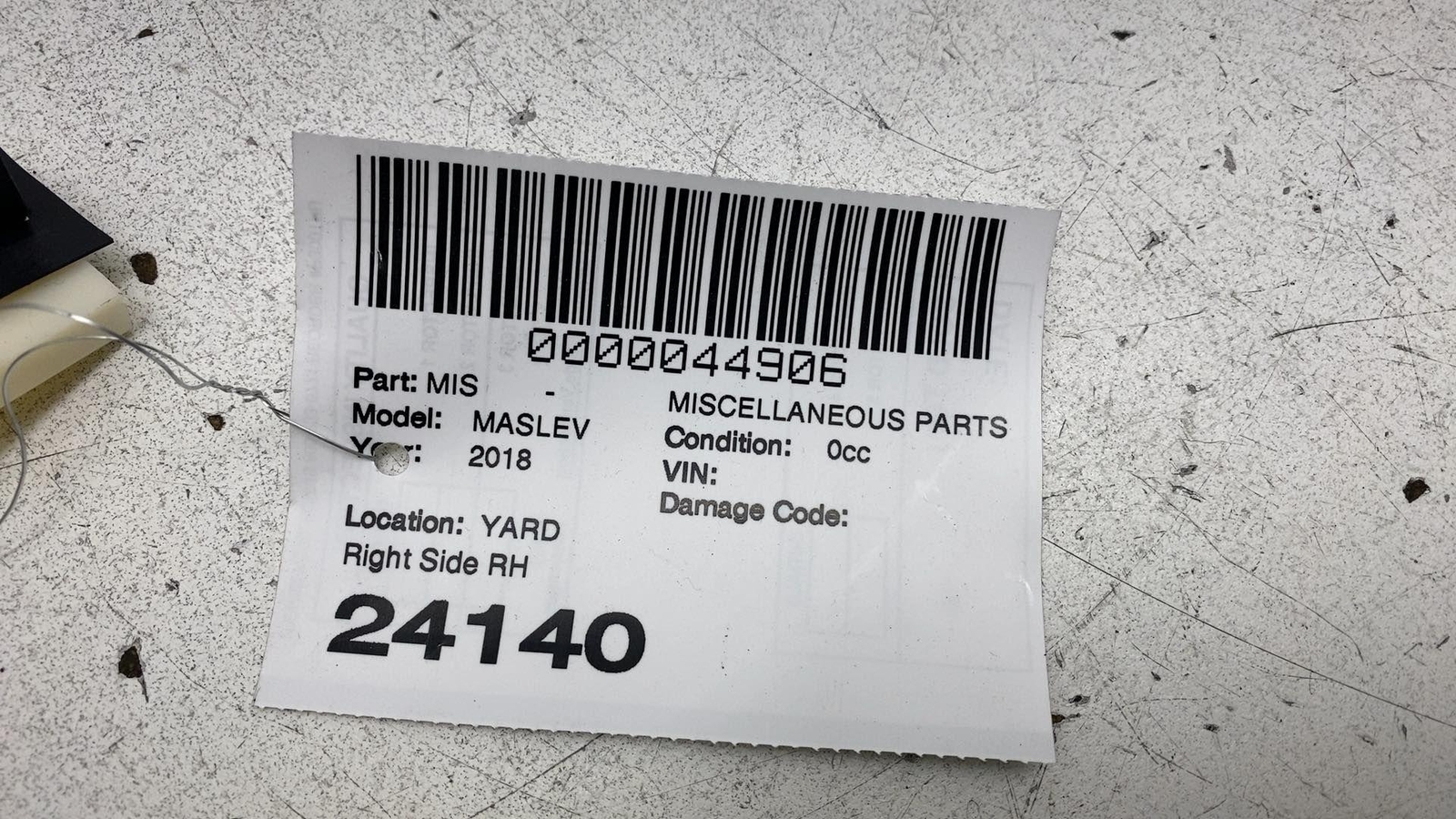 ⭕ 2017-2020 Maserati Levante Right B-Pillar Upper Trim Cover Panel OEM 670040367