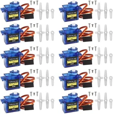 10pc 9G SG90 Micro Servo Motor For RC Robot Helicopter Aircraf Airplane Car Boat