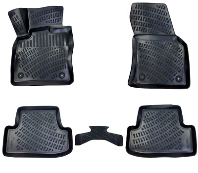 Car Floor Mats Liners For VW T-Roc 2017-2020 All Season Heavy Duty 3D Auto Rugs