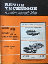 Revue technique Toyota COROLLA