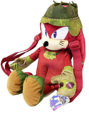 Plüsch-Maskottchen-Rucksack Sonic Prime Knuckles