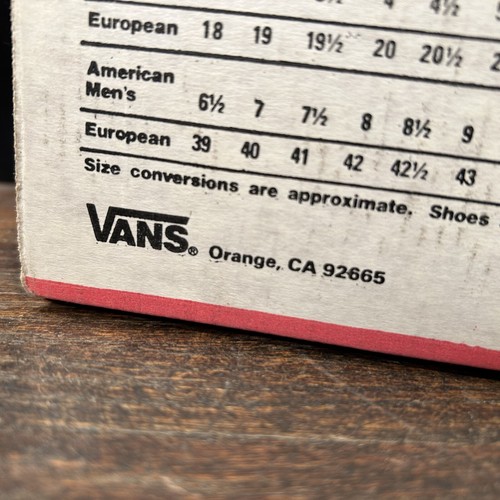 Vtg 1990 Vans Shoes Size 9.5 Womens Plimsoll USA Navy Blue Suede Ribbed Bumper - Picture 9 of 24