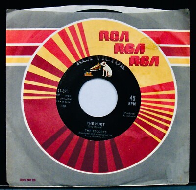 THE ESCORTS: The Hurt + No City Folks Allowed~Northern Soul 45~RCA VICTOR #8327
