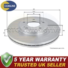 Comline Front Brake Disc Fits Mitsubishi Shogun Pinin 1999-2007 1.8 2.0 #1
