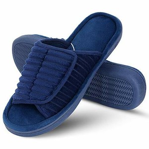men's open toe house slippers