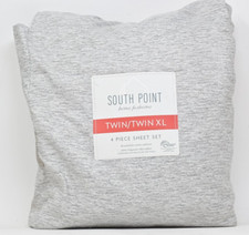 South Point 4 Piece Microfiber Twin / Twin XL Sheet Set Heritage Gray