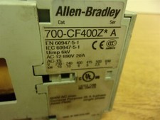 Allen Bradley 700-CF400Z Ser A Contactor 600V 25A FREE SHIPPING 