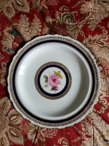 Qauldonde-England-Hand-painted-rose-plate