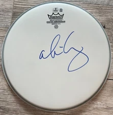 Alice Cooper SCHOOLS OUT Autographed Signed Remo DRUMHEAD Beckett BAS