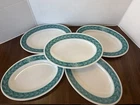 Vintage Pyrex Tableware Laurel Leaf Oval Serving Platters 11 1/2” Set Of 5