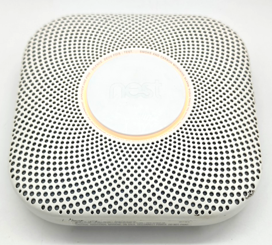 nest protect cigarette smoke Google Smart and Carbon Monoxide Detector Alarm (Battery) S3000BWES at Stay on top of any situation Synchronized sensors ensure that when 1 alarm senses danger Smokin Hot With a Soothing