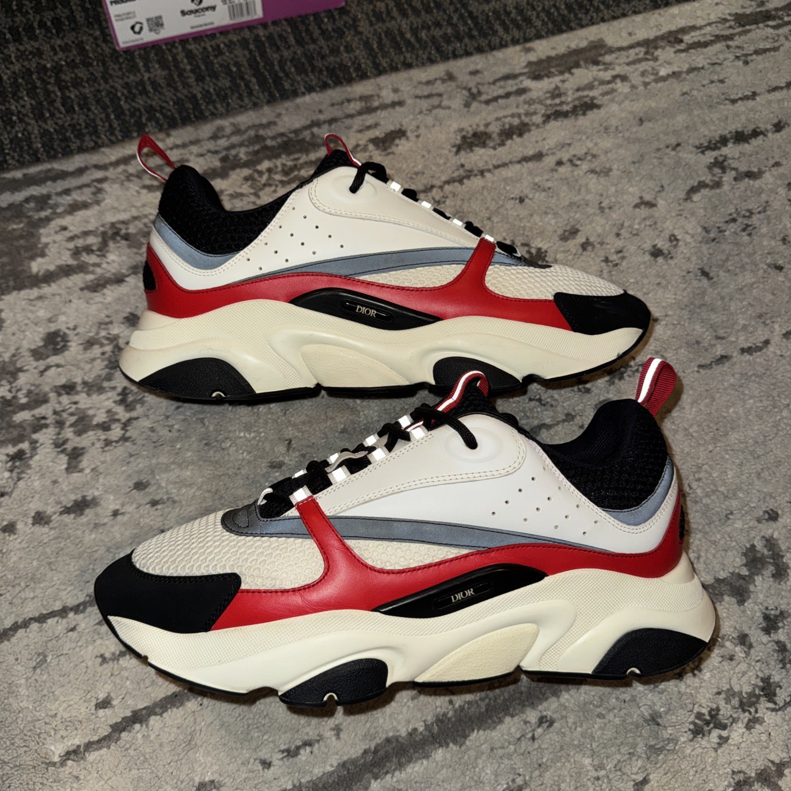Size 46 (13 US) - Dior B22 Sneaker ' White Red ' | GREAT CONDITION!