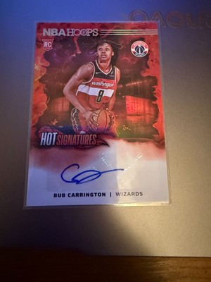 2024-25 Panini Nba Hoops - Hot Signatures Rookies Bub Carrington #HSR-CAR Auto