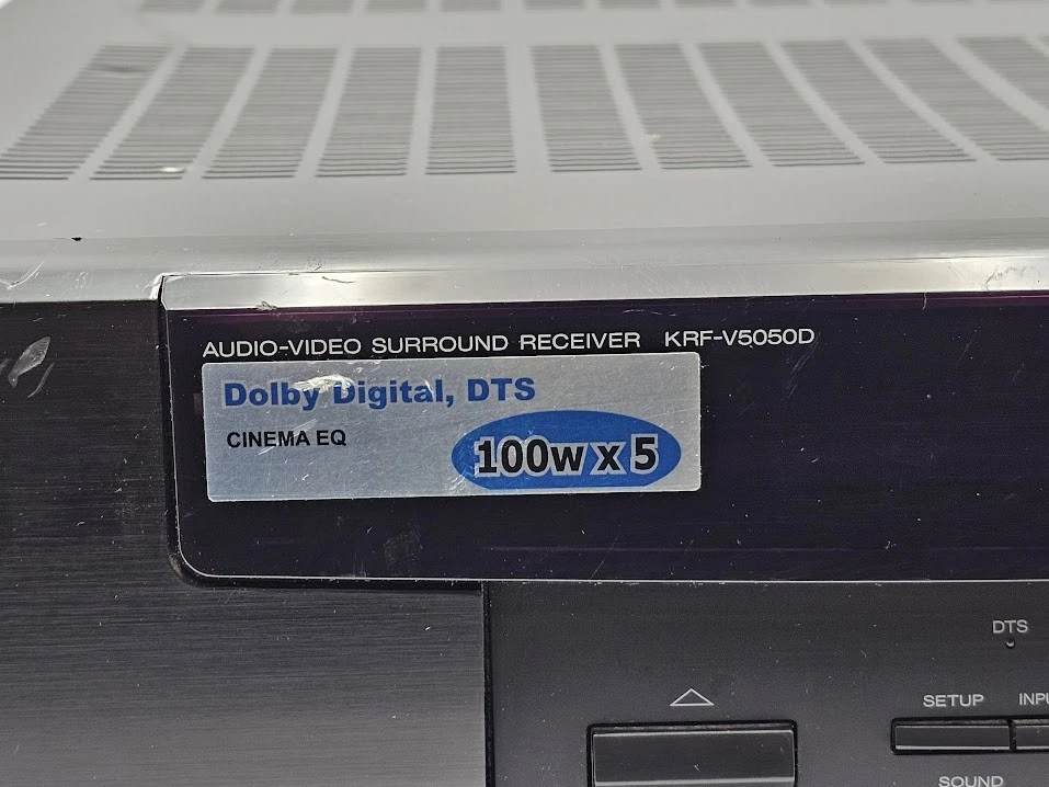 Kenwood KRF-V5050D Surround Receiver - Working, Cosmetic Wear - Image 2 of 4