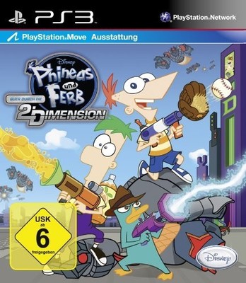 PS3 Phineas & Ferb Quer durch die 2 Dimension / Across the 2nd Dimension DE nur 